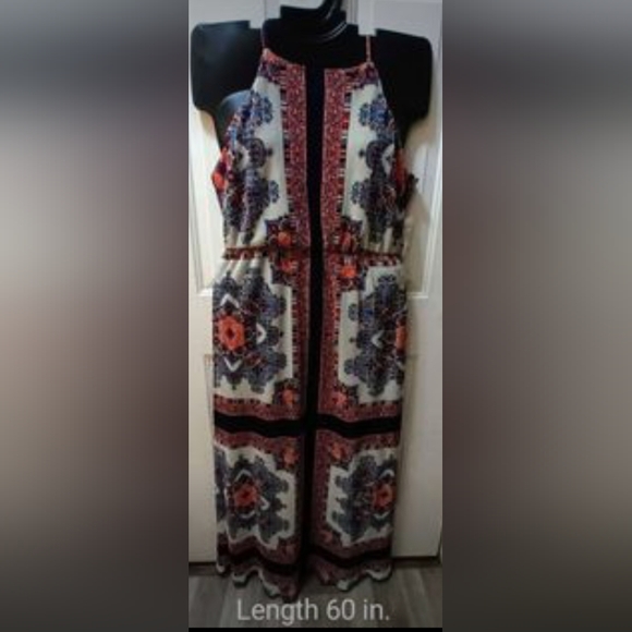 Established 1962 dressbarn size 14 multicolor maxi dress - Picture 10 of 11